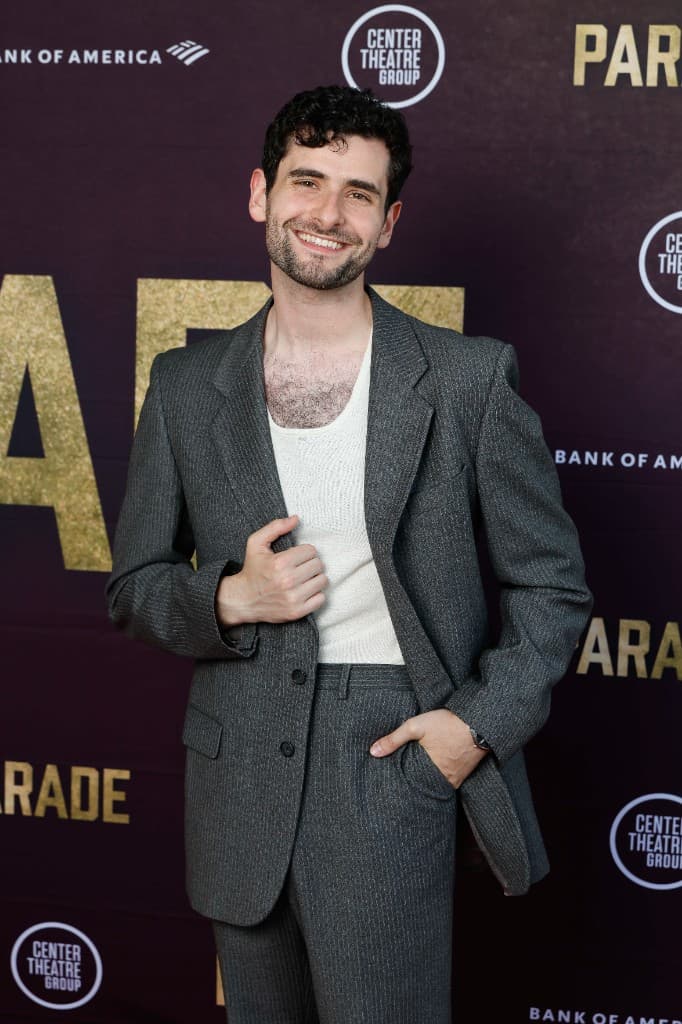 Ethan Riordan at the Parade National Tour opening night